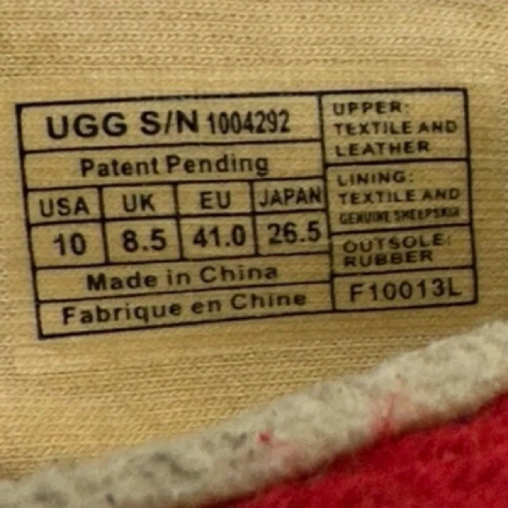 UGG Delizac Espadrilles Striped Women’s 10 Textile Rubber 1004292